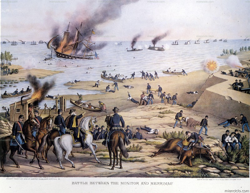 batalla naval de Hampton Roads, Virginia