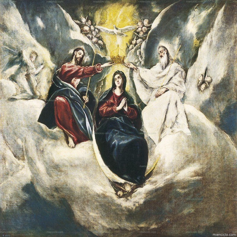 La coronación de la Virgen. 1590 - 1595