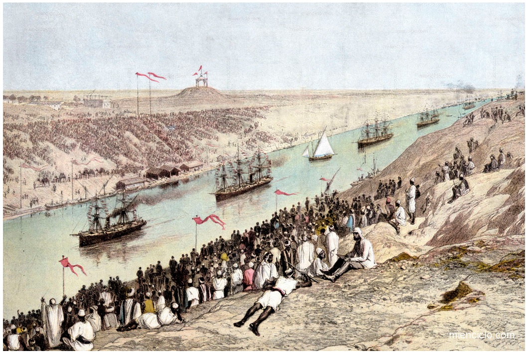 Un 17 de noviembre de 1869 se inauguró el Canal de Suez